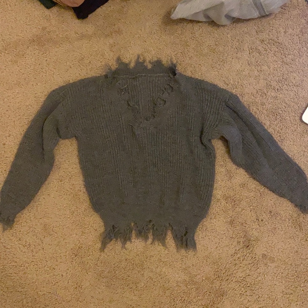 From Romwe, size small, light grey